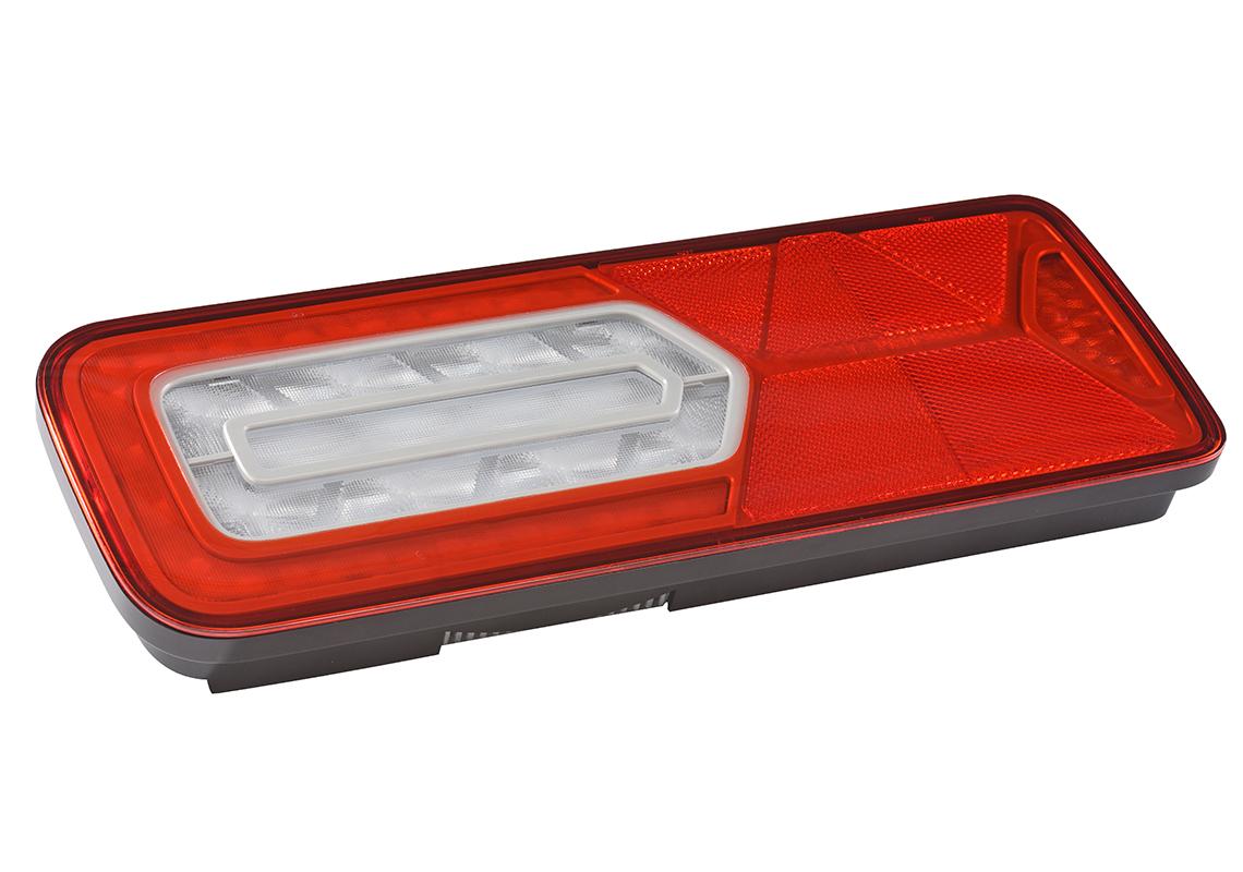 Rear lamp LED Left 24V, additional conns, triangle